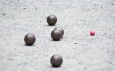 Concours de pétanque en triplette