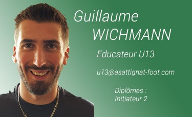 Guillaume Wichmann - Educateur U13