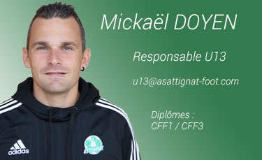 Mickaël DOYEN - Responsable U13