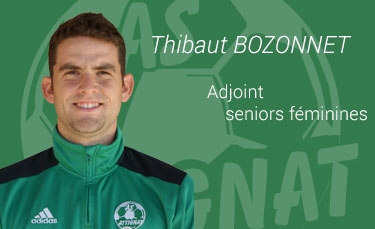 Thibaut BOZONNET - Adjoint seniors féminines