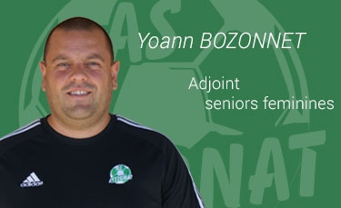 Yoann BOZONNET - Adjoint seniors féminines