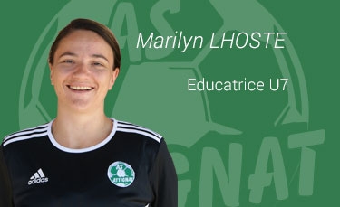 Marilyn LHOSTE - Educatrice U7