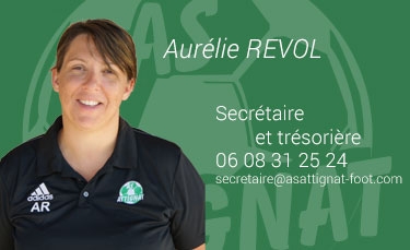 Aurélie REVOL - Trésorière et Secrétaire