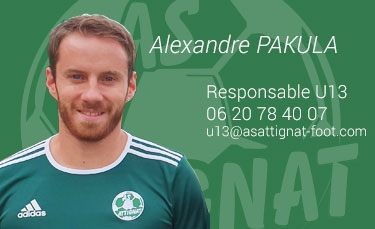Alexandre PAKULA - Responsable U13