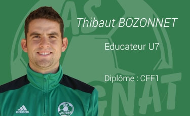Thibaut BOZONNET - Educateur U7