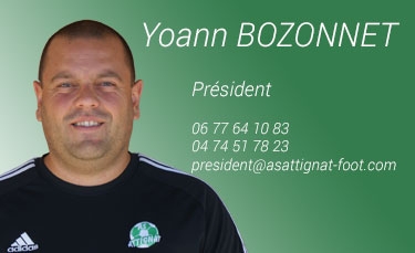 Yoann BOZONNET : Président