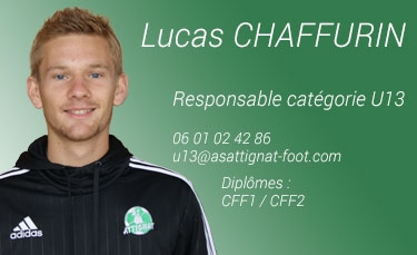 Lucas CHAFFURIN - Responsable U13