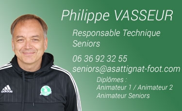 Philippe VASSEUR - Entraîneur séniors