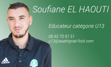 Soufiane EL HAOUTI - Educateur U13