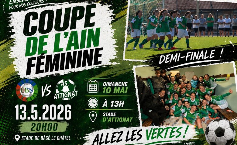 SF Coupe de l'Ain : la finale à portée de mains